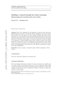 Task planning and explanation with virtual actions