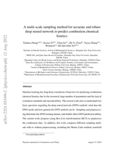 A multi-scale sampling method for accurate and robust deep neural
  network to predict combustion chemical kinetics