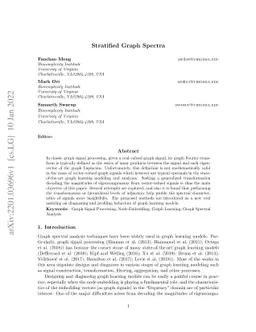 Stratified Graph Spectra