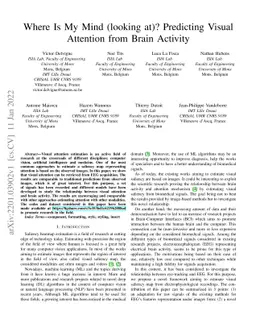 Where Is My Mind (looking at)? Predicting Visual Attention from Brain
  Activity