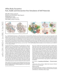 Affine Body Dynamics: Fast, Stable & Intersection-free Simulation of
  Stiff Materials