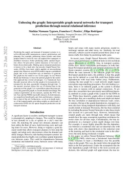 Unboxing the graph: Neural Relational Inference for Mobility Prediction