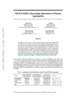 ML4CO-KIDA: Knowledge Inheritance in Dataset Aggregation