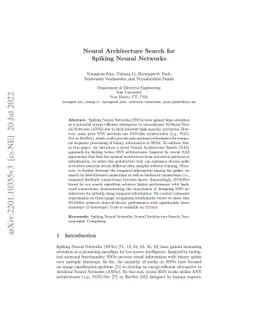 Neural Architecture Search for Spiking Neural Networks