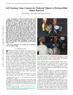 Soft Tracking Using Contacts for Cluttered Objects to Perform Blind
  Object Retrieval