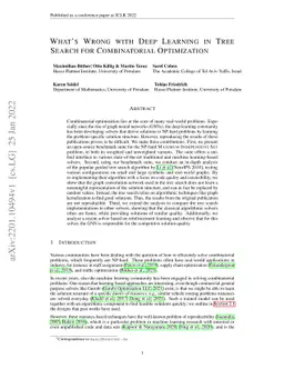 What's Wrong with Deep Learning in Tree Search for Combinatorial
  Optimization