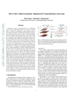 MGA-VQA: Multi-Granularity Alignment for Visual Question Answering