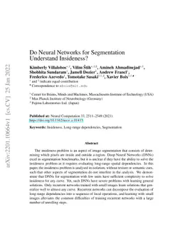 Do Neural Networks for Segmentation Understand Insideness?