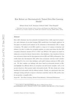 How Robust are Discriminatively Trained Zero-Shot Learning Models?