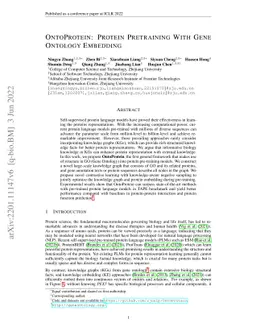 OntoProtein: Protein Pretraining With Gene Ontology Embedding