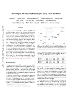 Revisiting RCAN: Improved Training for Image Super-Resolution