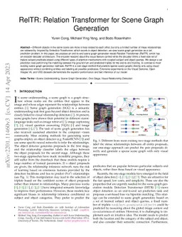 RelTR: Relation Transformer for Scene Graph Generation