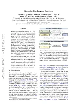 Reasoning Like Program Executors