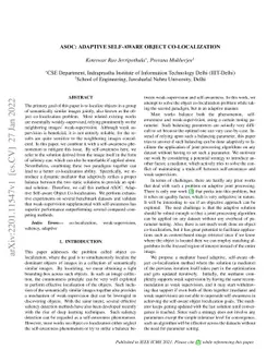 ASOC: Adaptive Self-aware Object Co-localization