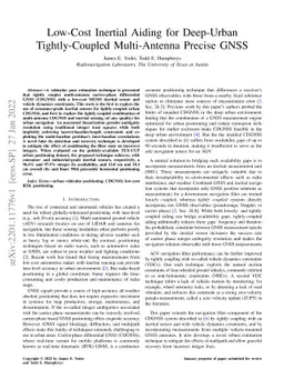 Low-Cost Inertial Aiding for Deep-Urban Tightly-Coupled Multi-Antenna
  Precise GNSS