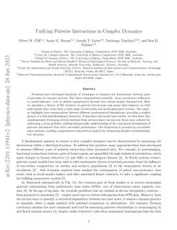 Unifying Pairwise Interactions in Complex Dynamics