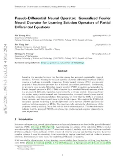 Pseudo-Differential Neural Operator: Generalized Fourier Neural Operator
  for Learning Solution Operators of Partial Differential Equations