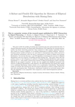 A Robust and Flexible EM Algorithm for Mixtures of Elliptical
  Distributions with Missing Data