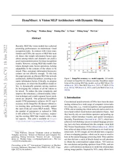 DynaMixer: A Vision MLP Architecture with Dynamic Mixing