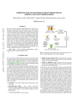 Improving End-to-End Models for Set Prediction in Spoken Language
  Understanding