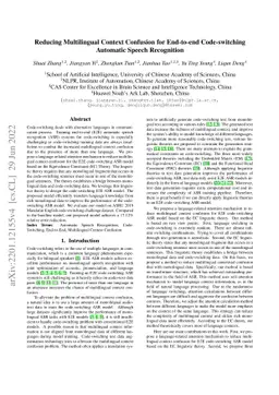 Reducing language context confusion for end-to-end code-switching
  automatic speech recognition