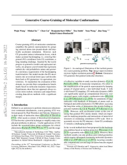 Generative Coarse-Graining of Molecular Conformations