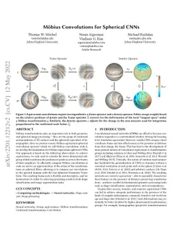 Möbius Convolutions for Spherical CNNs