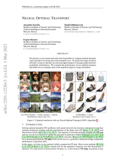 Neural Optimal Transport