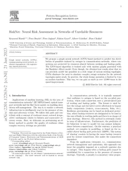 RiskNet: Neural Risk Assessment in Networks of Unreliable Resources