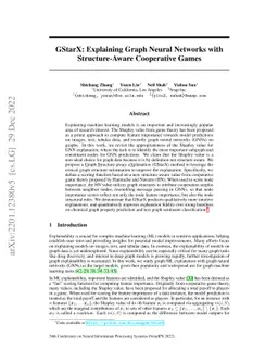 GStarX: Explaining Graph Neural Networks with Structure-Aware
  Cooperative Games