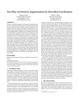 Any-Play: An Intrinsic Augmentation for Zero-Shot Coordination