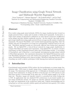 Image Classification using Graph Neural Network and Multiscale Wavelet
  Superpixels