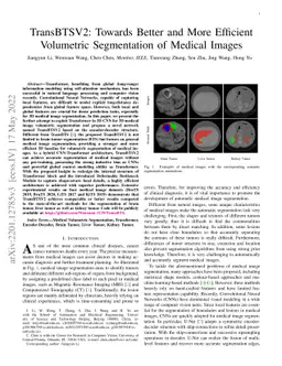TransBTSV2: Towards Better and More Efficient Volumetric Segmentation of
  Medical Images