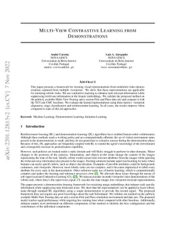 Contrastive Learning from Demonstrations