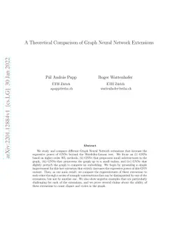 A Theoretical Comparison of Graph Neural Network Extensions
