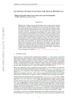 Learning Super-Features for Image Retrieval