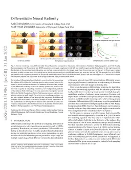 Differentiable Neural Radiosity