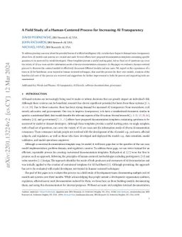 Evaluating a Methodology for Increasing AI Transparency: A Case Study