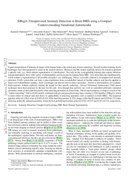 StRegA: Unsupervised Anomaly Detection in Brain MRIs using a Compact
  Context-encoding Variational Autoencoder