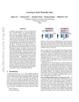 Learning to Hash Naturally Sorts