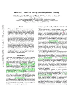 PrivFair: a Library for Privacy-Preserving Fairness Auditing