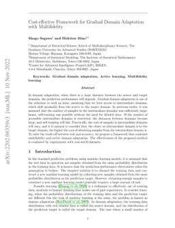 Cost-effective Framework for Gradual Domain Adaptation with
  Multifidelity