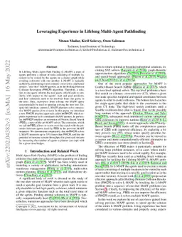 Leveraging Experience in Lifelong Multi-Agent Pathfinding