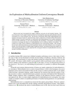 An Exploration of Multicalibration Uniform Convergence Bounds