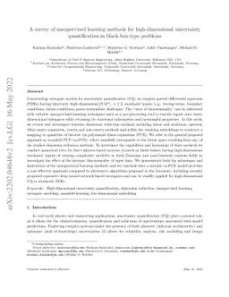 A survey of unsupervised learning methods for high-dimensional
  uncertainty quantification in black-box-type problems
