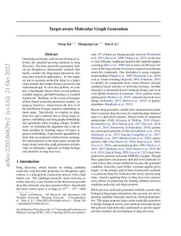 Target-aware Molecular Graph Generation