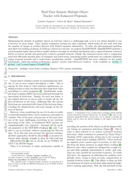Real-Time Siamese Multiple Object Tracker with Enhanced Proposals