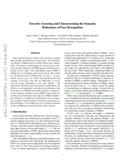 Towards Assessing and Characterizing the Semantic Robustness of Face
  Recognition
