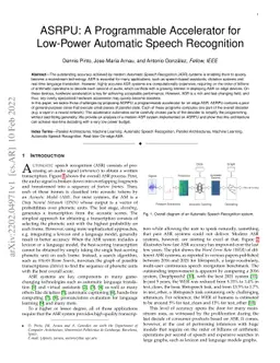 ASRPU: A Programmable Accelerator for Low-Power Automatic Speech
  Recognition
