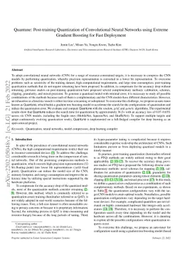 Quantune: Post-training Quantization of Convolutional Neural Networks
  using Extreme Gradient Boosting for Fast Deployment